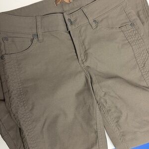 NWOT prAna Jenna Olive Green Moto Skinny Pants